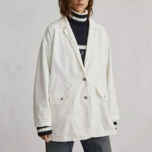 Anthropologie Pilcro Oversized Warm Cozy Corduroy Blazer with Big Front Pockets